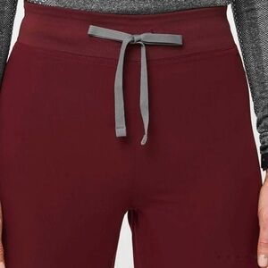 FIGS LIVINGSTON SCRUBS PANT BURGUNDY SZ S
